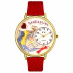 Needlepoint Watch in Gold or Silver Unisex G 0450009 Needlepoint Watch in Gold or Silver Unisex G 0450009