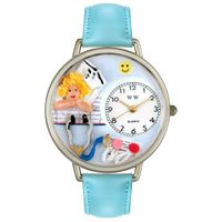 Nurse Angel Watch in Silver Unisex U 0620030