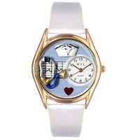 Nurse Blue Watch Classic Gold Style C 0610002