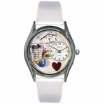 Nurse Blue Watch Classic Silver Style S 0610002 Nurse Blue Watch Classic Silver Style S 0610002