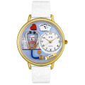 Nurse Blue Watch in Gold or Silver Unisex G 0620013 Nurse Blue Watch in Gold or Silver Unisex G 0620013