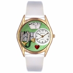 Nurse Green Watch Classic Gold Style C 0610031 Nurse Green Watch Classic Gold Style C 0610031