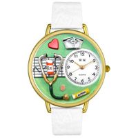 Nurse Green Watch in Gold or Silver Unisex G 0620041