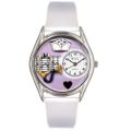 Nurse Purple Watch Classic Silver Style S 0610032 Nurse Purple Watch Classic Silver Style S 0610032