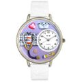 Nurse Purple Watch in Gold or Silver Unisex U 0620042 Nurse Purple Watch in Gold or Silver Unisex U 0620042