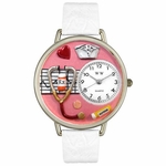 Nurse Red Watch in Gold or Silver Unisex U 0620040 Nurse Red Watch in Gold or Silver Unisex U 0620040