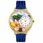 Palm Tree Watch in Gold or Silver Unisex G 1212001 Palm Tree Watch in Gold or Silver Unisex G 1212001