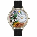 Panda Bear Watch in Silver Unisex U 0150017 Panda Bear Watch in Silver Unisex U 0150017