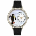 Penguin Watch in Silver Unisex U 0140006 Penguin Watch in Silver Unisex U 0140006