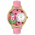 Pink Glitter Clown Watch in Gold or Silver Unisex G 0210009 Pink Glitter Clown Watch in Gold or Silver Unisex G 0210009