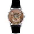 Pixie Bob Cat Print Watch in Silver Classic R 0120053 Pixie Bob Cat Print Watch in Silver Classic R 0120053
