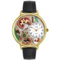 Pizza Lover Watch in Gold or Silver Unisex G 0310016 Pizza Lover Watch in Gold or Silver Unisex G 0310016
