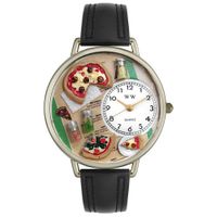 Pizza Lover Watch in Gold or Silver Unisex U 0310016