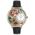 Pizza Lover Watch in Gold or Silver Unisex U 0310016 Pizza Lover Watch in Gold or Silver Unisex U 0310016