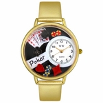 Poker Watch in Gold or Silver Unisex G 0430004 Poker Watch in Gold or Silver Unisex G 0430004