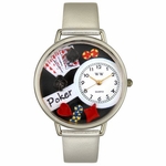 Poker Watch in Silver Unisex U 0430004 Poker Watch in Silver Unisex U 0430004