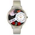 Poker Watch in Silver Unisex U 0430004 Poker Watch in Silver Unisex U 0430004