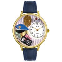 Police Officer Watch in Gold or Silver Unisex G 0610016