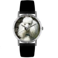 Poodle Print Watch in Silver Classic R 0130059