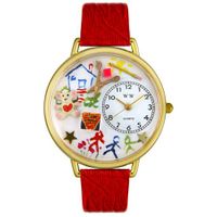 Preschool Teacher Watch in Gold or Silver Unisex G 0640003