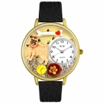 Pug Watch in Gold or Silver Unisex G 0130061 Pug Watch in Gold or Silver Unisex G 0130061