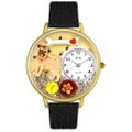 Pug Watch in Gold or Silver Unisex G 0130061 Pug Watch in Gold or Silver Unisex G 0130061