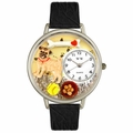 Pug Watch in Silver Unisex U 0130061 Pug Watch in Silver Unisex U 0130061