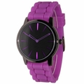 Purple-Black Silicone Watch Purple-Black Silicone Watch