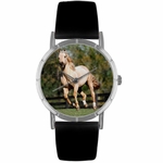 Quarter Horse Print Watch in Silver Classic R 0110030 Quarter Horse Print Watch in Silver Classic R 0110030