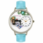 Quilting Watch in Silver Unisex U 0450012 Quilting Watch in Silver Unisex U 0450012