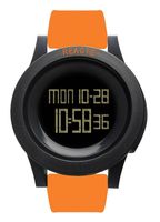 REACT! RA3030 LED Sport Orange Silicone Band Mens Watch