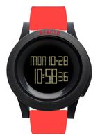 REACT! RA3033 LED Sport Unisex Red Silicone Band Mens Watch