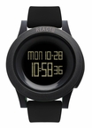 REACT! RA3035 LED Sport Unisex Black Silicone Band Mens Watch