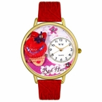 Red Hat Madam Watch in Gold or Silver Unisex G 0470005 Red Hat Madam Watch in Gold or Silver Unisex G 0470005