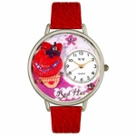 Red Hat Madam Watch in Silver Unisex U 0470005 Red Hat Madam Watch in Silver Unisex U 0470005