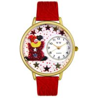 Red Star Clown Watch in Gold or Silver Unisex G 0210008