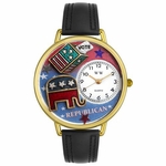 Republican Watch in Gold or Silver Unisex G 1110003 Republican Watch in Gold or Silver Unisex G 1110003