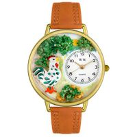 Rooster Watch in Gold or Silver Unisex G 0110001