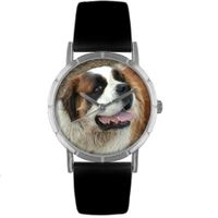 Saint Bernard Print Watch in Silver Classic R 0130070