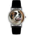 Saint Bernard Print Watch in Silver Classic R 0130070 Saint Bernard Print Watch in Silver Classic R 0130070