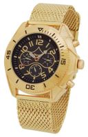 Sarastro AA100693G Mens Gold Bracelet Watch