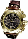 Sarastro AQ101141G Mens Brown Leather Watch