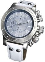 Sarastro AQ101142G Mens White Leather Watch
