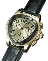 Sarastro AQ202507G Mens Black Leather Watch
