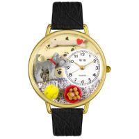 Schnauzer Watch in Gold or Silver Unisex G 0130066