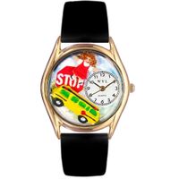 School Bus Driver Watch Classic Gold Style C 0640012