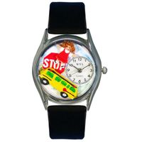 School Bus Driver Watch Classic Silver Style S 0640012