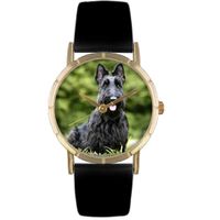 Scottie Print Watch in Gold Classic P 0130067