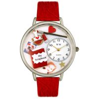 Scrapbook Watch in Silver Unisex U 0410008