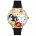 Shih Tzu Watch in Silver Unisex U 0130069 Shih Tzu Watch in Silver Unisex U 0130069